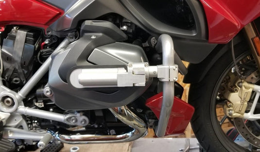 34-200 ENGINE GUARD BAR SYSTEM (CRASH BARS), 2019 On  R1250RT, SILVER POWDER FINISH