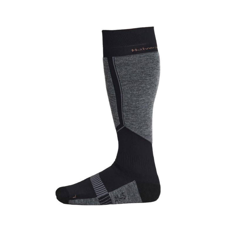 Load image into Gallery viewer, HALVARSSONS WARM SOCK BLK/BRN 36-40
