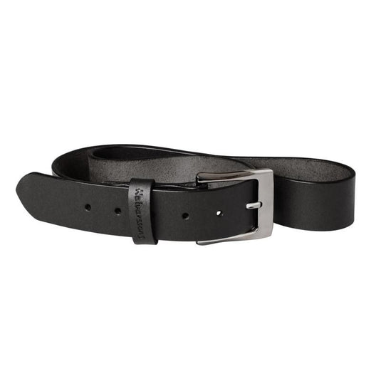 HALVARSSONS LEATHER BELT BLK S