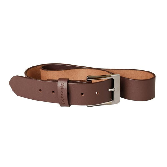 HALVARSSONS LEATHER BELT BRN S