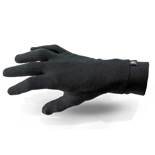 WOOL UNDERGLOVE BLACK XS