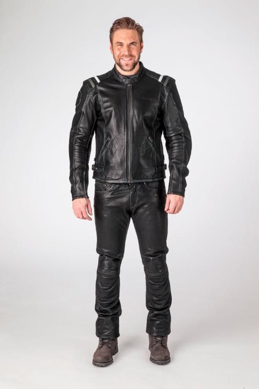 Load image into Gallery viewer, SKALLTORP LEATHER JKT BLACK 46
