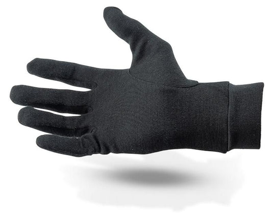 WOOL UNDERGLOVE BLACK MED