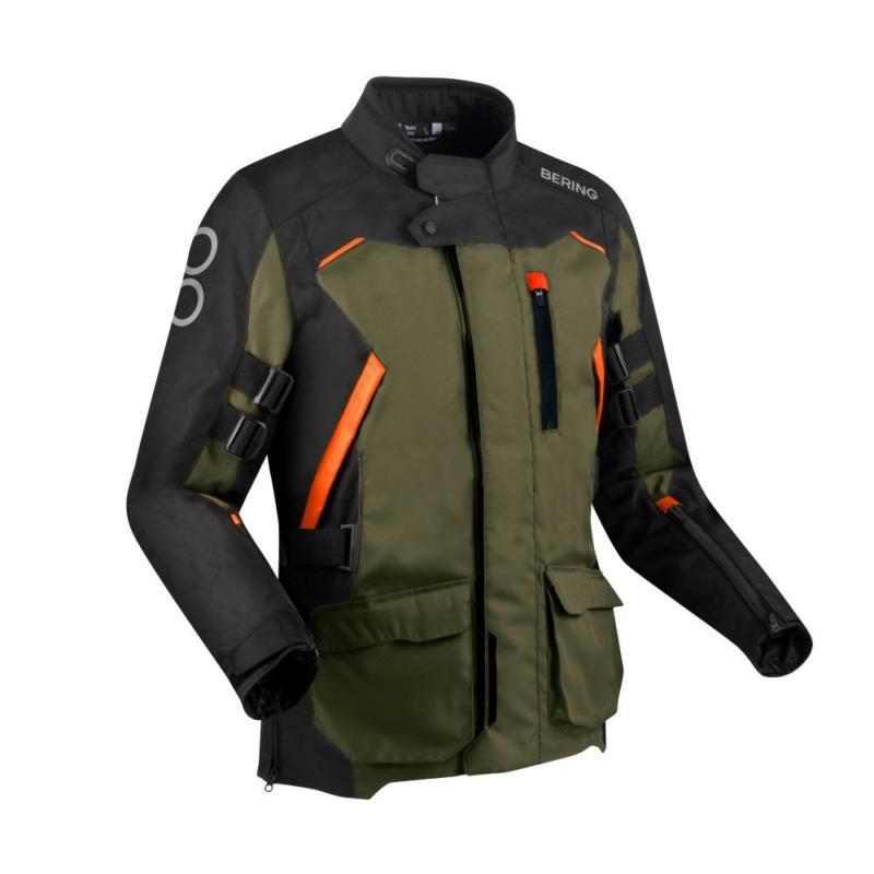 Load image into Gallery viewer, BERING ZEPHYR JKT BK/KH/OR XL
