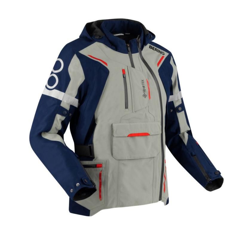 Load image into Gallery viewer, AUSTRAL JACKET NAVY/GY/RED SML
