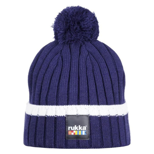 RUKKA BOBBLE HAT BLUE