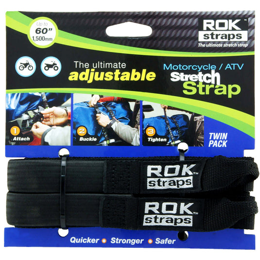 ROK STRAPS Motorcycle Adjustable Strap - 60 inch long