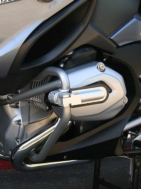 ENGINE GUARD BAR SYSTEM (CRASH BARS), 2014-2018 R1200 RTW, SILVER METALLIC FINISH