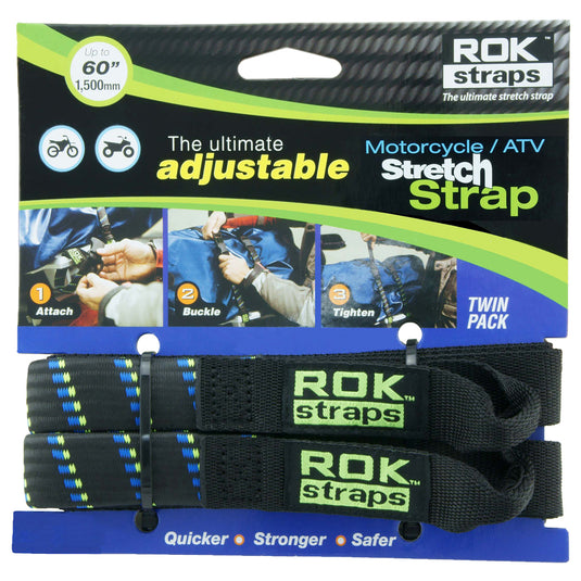 ROK STRAPS Motorcycle Adjustable Strap - 60 inch long