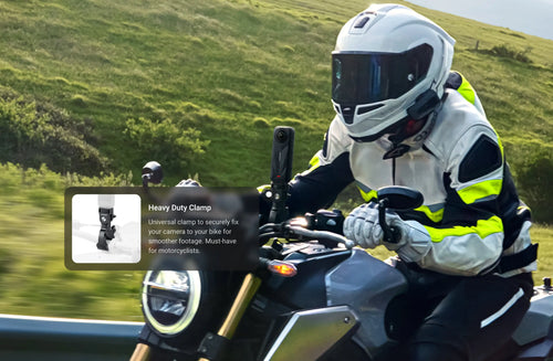 Insta 360 x5 motorcycle bundle.