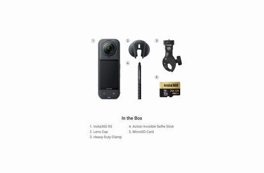 Insta 360 x5 motorcycle bundle.
