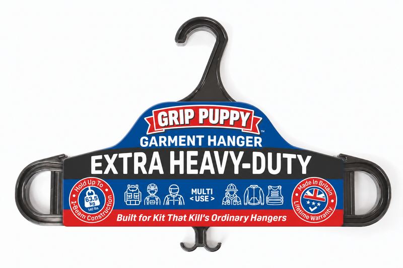 Load image into Gallery viewer, Grip Puppy SUPER STRENGTH GARMENT HANGER - LIFETIME GUARANTEE!
