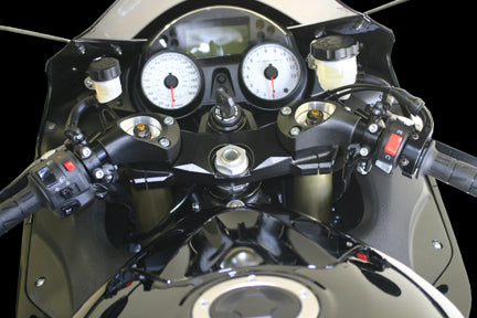 HeliBar Compatable with Kawasaki ZX14-ABS &         Non-ABS 2006+ in Black-HC2614K - Tour Performance®