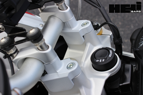 HeliBar Compatable with BMW R1200R LC 2015-2019 in Silver-HR05112 - Tour Performance®