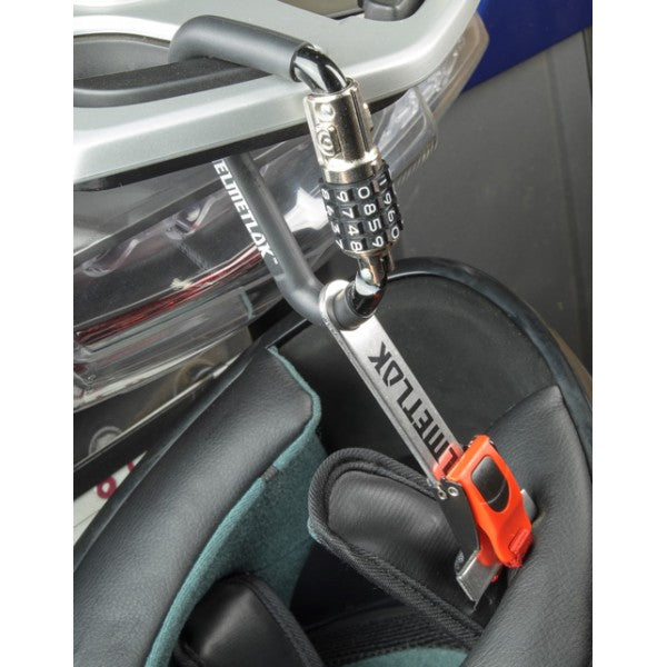 Load image into Gallery viewer, Helmet Lok - secure your Helmet to the bike with this rugged Australian Helmet Lock - NEW
