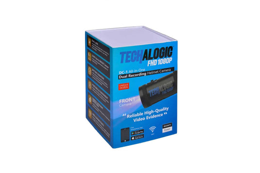 Techalogic DC-1 Dual Lens Helmet Camera