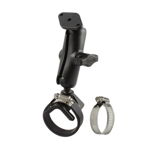 RAM-B-108-238 Mount with Rail Clamp & Strap with Diamond Base 1