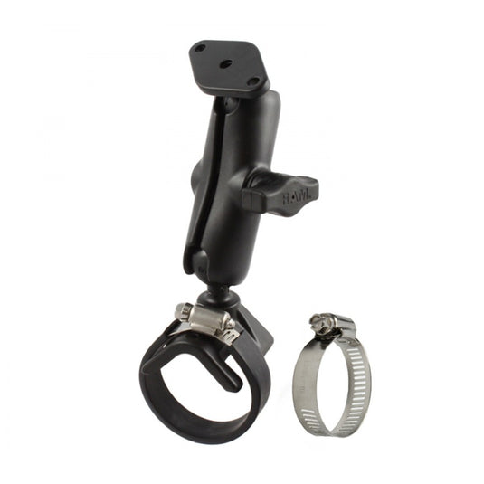 RAM-B-108-238 Mount with Rail Clamp & Strap with Diamond Base 1" Ball