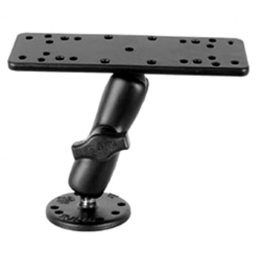 RAM-B-111-KT Marine Mount, Standard Socket Arm 1" Ball with Round Base.