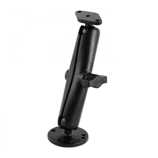 RAM-B-138-C Mount with Long 1" Ball Arm, Diamond and Round Bases