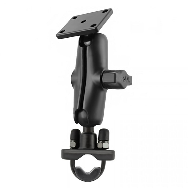 Load image into Gallery viewer, RAM-B-149Z-347 Handlebar Mount with Standard 1&quot; Ball Arm and Square AMPS Base
