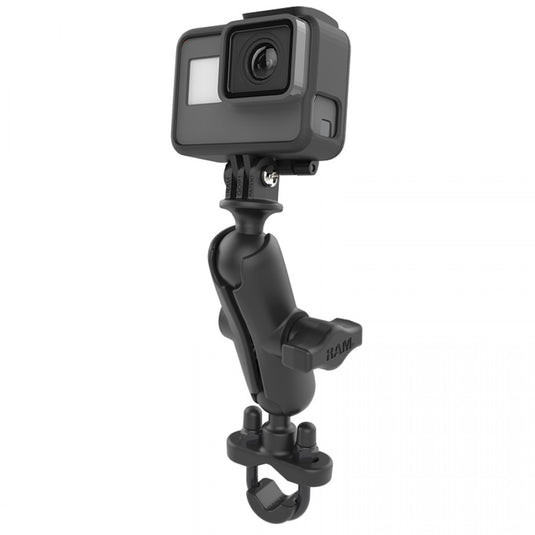 RAM-B-149Z-GOP1 Handlebar Mount with 1" Ball Custom GoPro® Hero Adapter