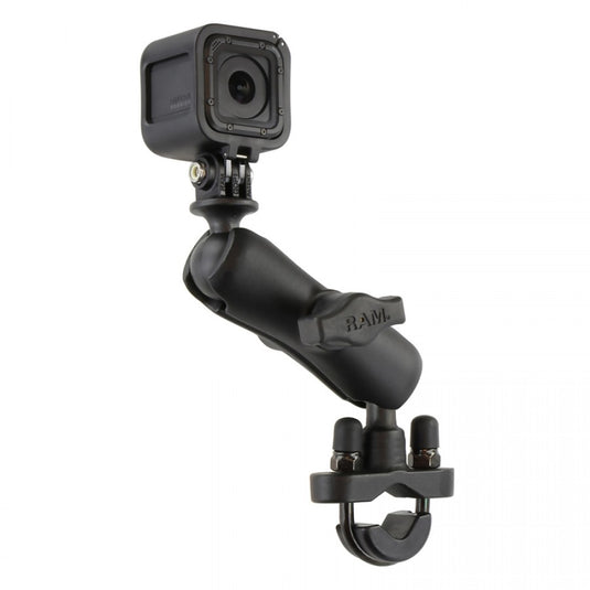 RAM-B-149Z-GOP1 Handlebar Mount with 1" Ball Custom GoPro® Hero Adapter