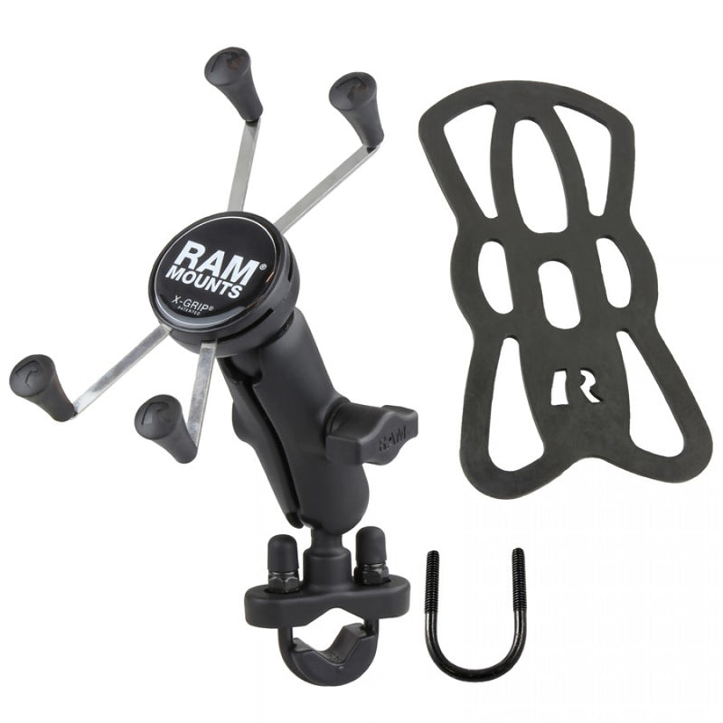 Load image into Gallery viewer, RAM-B-149Z-UN10 X-Grip® Large Phone Mount with Handlebar U-Bolt Base
