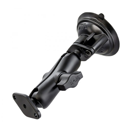 RAM-B-166 Twist Lock Suction Mount w/ 1" Ball Arm and Diamond Adapter