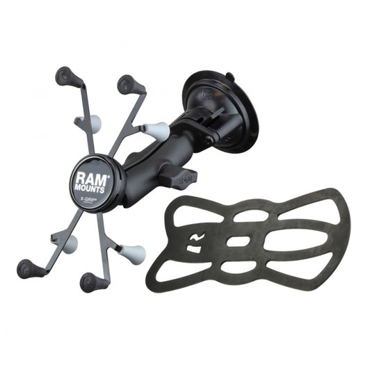 RAM-B-166-UN8 Twist Lock Suction Cup Mount with Universal X-Grip II 7" & 8" Tablet Holder