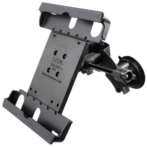 RAM-B-189-TAB20-ALA1-KR Dual Suction Cup EFB Mount with Retention Knob, and Large Tab-Tite Universal Tablet Holder