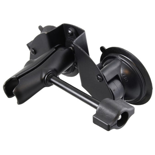 RAM-B-189B-201-ALA1-KR EFB Dual Suction Cup Base with Standard Length Arm and Retention Knob