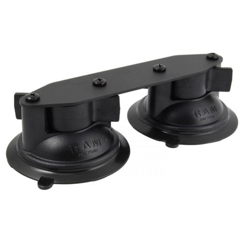 RAM-B-189B-FRO1 Double Suction Cup Base Straight