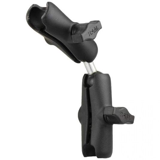 RAM-B-201-201 Medium Double Socket Arm, Dual Extension with Ball Adapter for B Size 1" Ball Bases