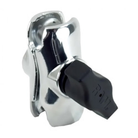 RAM-B-201-ACH Chrome Short Double Socket Arm 1