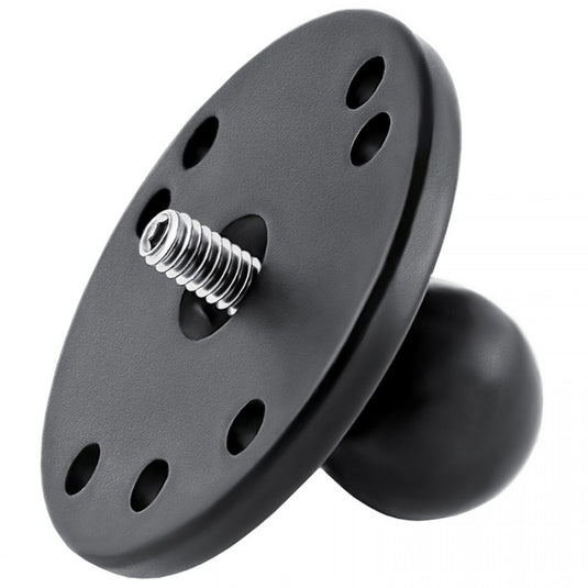 RAM-B-202A Round Base with 1" Ball and Camera Mount Threaded Stud