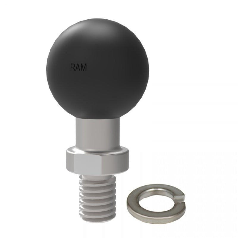 Load image into Gallery viewer, RAM-B-236 1&quot; Ball with 3/8&quot;-16 Threaded Post with Spanner Flats
