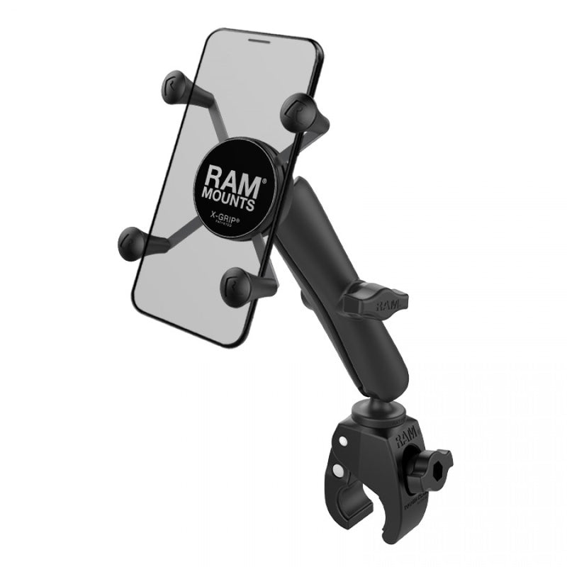 Load image into Gallery viewer, RAM-B-400-C-UN7 RAM® X-Grip® Phone Mount with RAM® Tough-Claw Small Clamp Base
