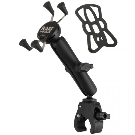 RAM-B-400-C-UN7 RAM® X-Grip® Phone Mount with RAM® Tough-Claw Small Clamp Base