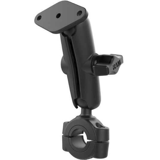 RAM-B-408-75-1-238 Torque 3/4" - 1" Diameter Handlebar/Rail Base with 1" Ball, Standard Arm and Diamond Ball Base