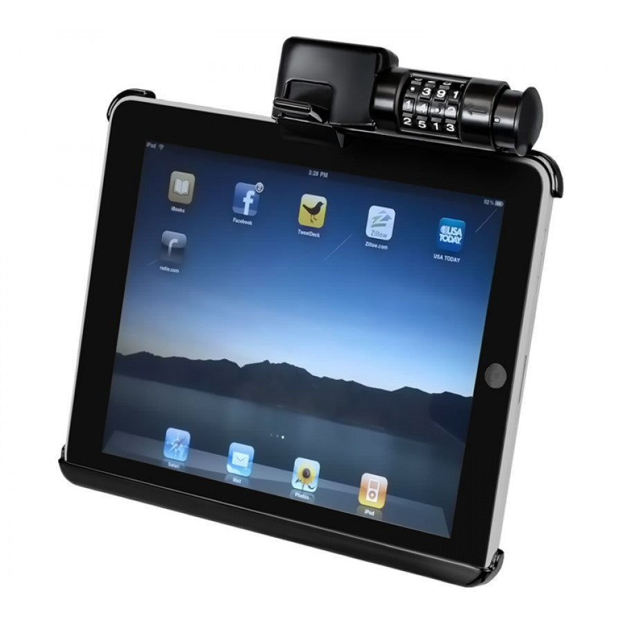 RAM-HOL-AP8L Apple iPad Lockable Holder (Gen 1-4) – SPORTOURING LTD