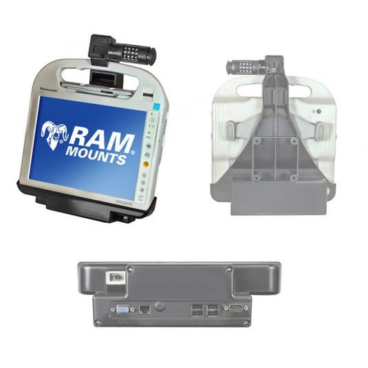 RAM-HOL-PAN5P RAM Powered Dock for the Panasonic Toughbook Field & Health Series