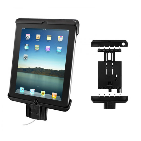 RAM-HOL-TABDL7 Tab Dock-n-Lock Lockable Holder for the Apple iPad 2 & 3 without Case / Skin / Sleeve