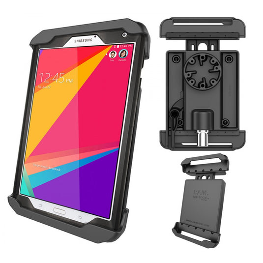 RAM-HOL-TABL23 Tab-Lock Locking Holder for 8" Tablets including Samsung Galaxy Tab 4 8.0 and Tab S 8.4 with Otterbox Defender Case