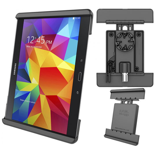 RAM-HOL-TABL26 Tab-Lock Locking Holder for 10" Tablets including the Samsung Galaxy Tab 4 10.1 and Tab S 10.5