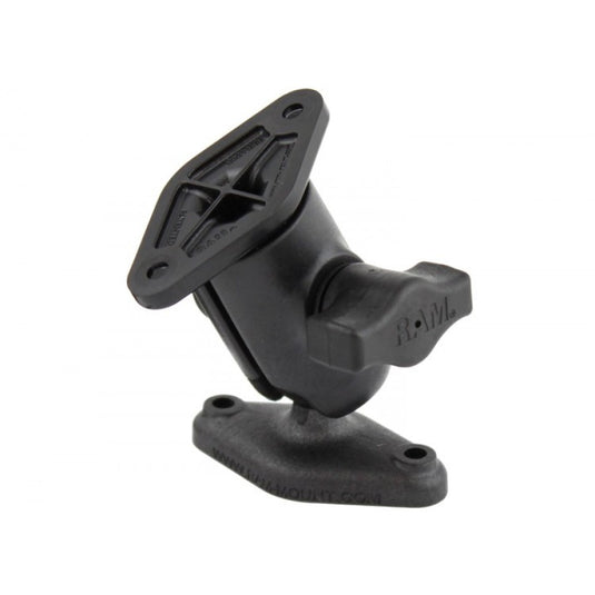 RAP-B-104-2 Single Socket Ball Mount with Diamond Bases