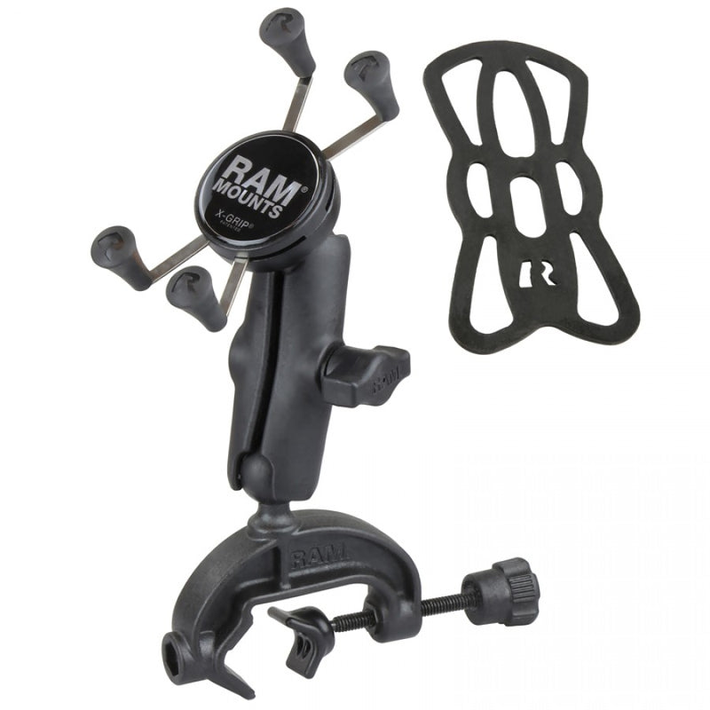 Load image into Gallery viewer, RAP-B-121-UN7 X-Grip® Phone Mount with Composite Yoke Clamp Base
