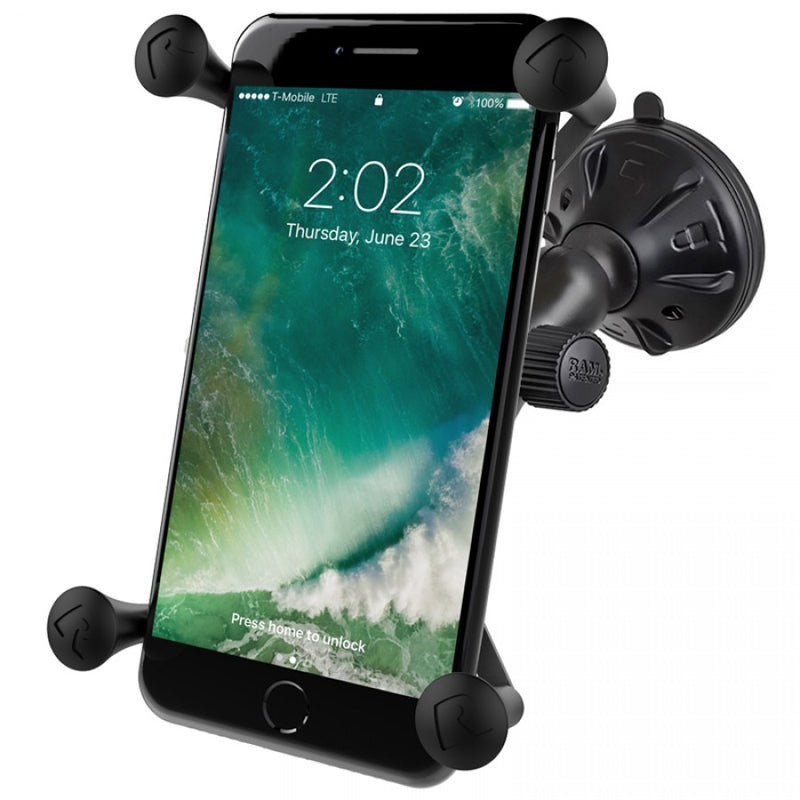 Load image into Gallery viewer, RAP-B-166-2-UN10 X-Grip® Large Phone Mount with Low Profile Suction Base
