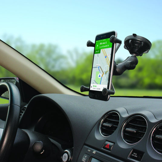 RAP-B-166-2-UN10 X-Grip® Large Phone Mount with Low Profile Suction Base