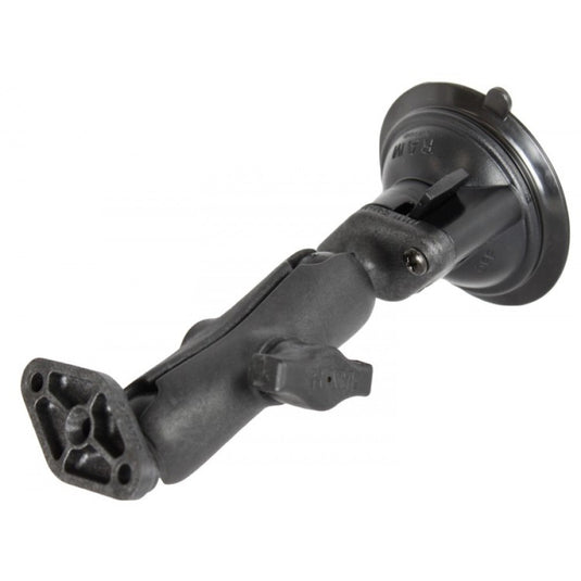 RAP-B-166 Twist Lock Suction Mount with 1" Ball Arm & Diamond Base